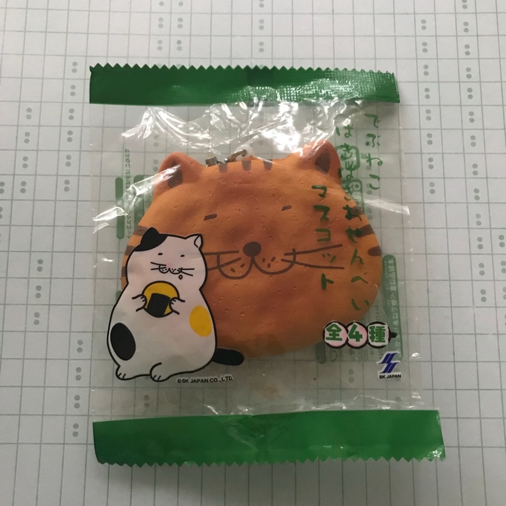 Rare cat cracker squishy accessories